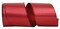 Christmas Ribbon - Jamaica Value Plastic Wired Edge -- Scarlet Color --- 4 inch x 30 yards